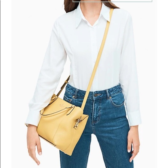 NWT 🆕 👛 Kate Spade ♠️ Jackson Straw Medium Triple Satchel - Picture 7 of 11